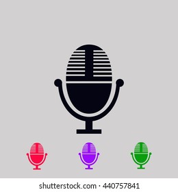 Vector microphone icon