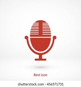 Vector microphone icon