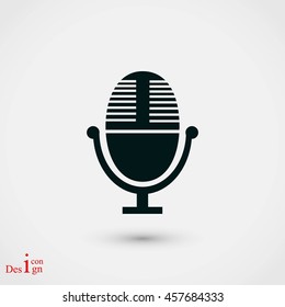 Vector microphone icon
