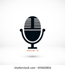 Vector microphone icon