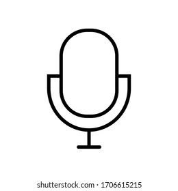 
Vector microphone icon for eps 10