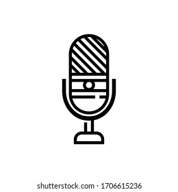 
Vector microphone icon for eps 10