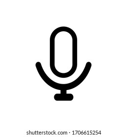 
Vektorillustration-Mikrofon-Symbol für eps10
