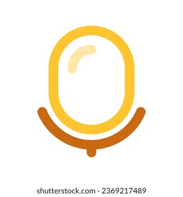 Vector microphone, podcast, recorder icon. Perfect for app and web interfaces, infographics, presentations, marketing, etc.