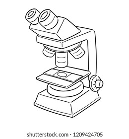 vector of microscope