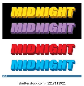 Vector Midnight Font Color Full
