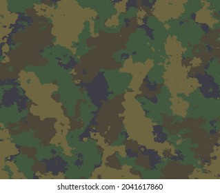 Patrón de camuflaje militar vectorial. Fondo de camo del ejército.