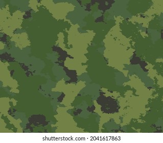 Patrón de camuflaje militar vectorial. Fondo de camo del ejército.