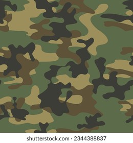 
Vector military camouflage seamless army texture, trendy print