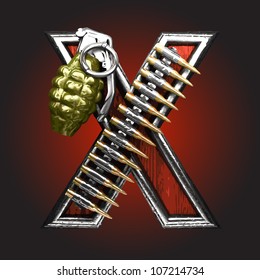Vector military figure