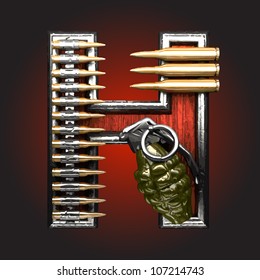 Vector military figure