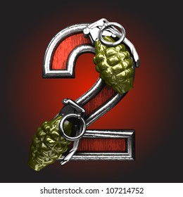 Vector military figure