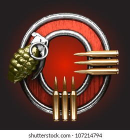 Vector military figure