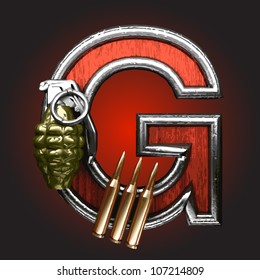Vector military figure