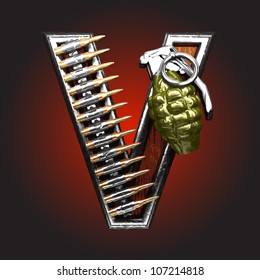 Vector military figure