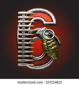 Vector military figure