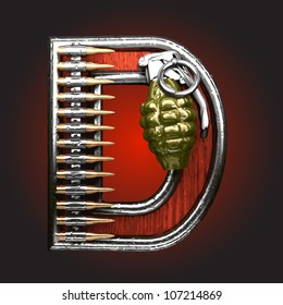 Vector military figure