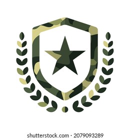 Vector Military Icon. Symbol for your web site design, logo, app, UI.