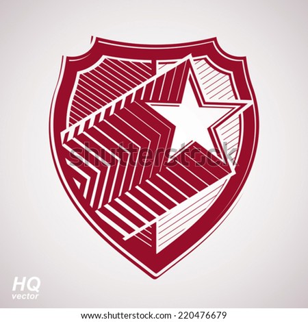 Similar – Image, Stock Photo Soviet emblem on a historic building.