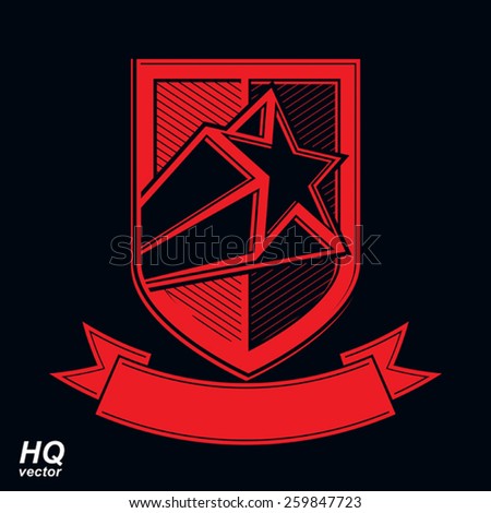 Similar – Image, Stock Photo Soviet emblem on a historic building.