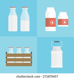 vector milk icon