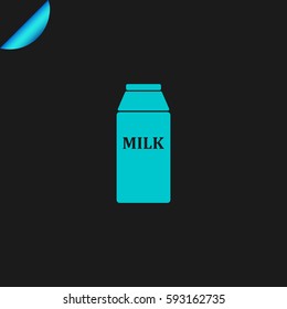 vector milk icon