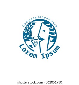 Vector of milk icon. Symbols icon or logo for Diary Products. Other companies. Vector illustration.
