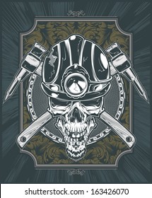 Vector Miner Skull
