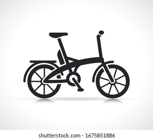 Vector Mini Electric Bike Icon