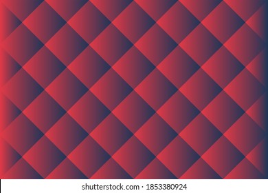 Vector Minimal abstract checkerboard 3d red background. Colorful  square gradient pattern. Modern square gradient, geometric square gradient. square background.