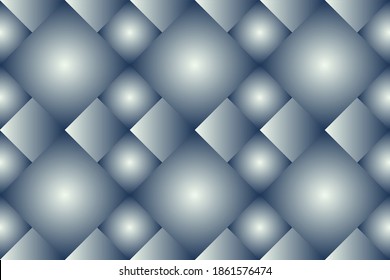 Vector Minimal abstract checkerboard 3d white and blue background. Colorful  square gradient pattern. Modern square gradient, geometric square gradient. square background.