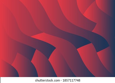 Vector Minimal abstract contour line colorful gradient light background. Colorful wavy lines pattern. Opart stripes. Modern contour, geometric line stripes 