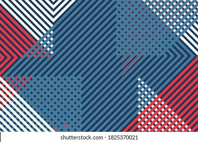 Vector Minimal abstract line colorful gradient dark background. Colorful  lines pattern. Opart stripes. Modern lines, geometric line stripes. shapes background.