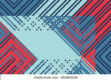 Vector Minimal abstract line colorful  dark background. Colorful  lines circuit board pattern. Opart stripes. Modern lines, geometric line stripes. shapes background.