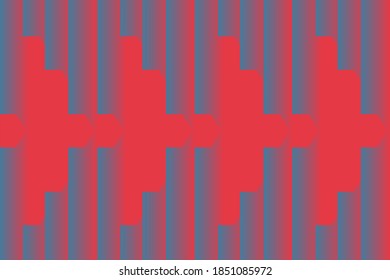 Vector Línea abstracta mínima de fondo rojo colorido. Patrón de gradiente de líneas coloridas. Gradiente de líneas modernas, degradado de rayas geométricas. Fondo rojo.