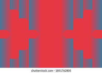 Vector Minimal abstract line colorful  red background. Colorful  lines gradient pattern. Modern lines gradient, geometric line stripes gradient. Red background.