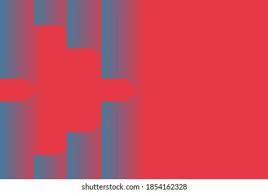 Vector Línea abstracta mínima de fondo rojo colorido. Patrón de gradiente de líneas coloridas. Gradiente de líneas modernas, degradado de rayas geométricas. Fondo rojo.