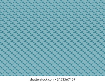 Vector of Minimal Abstract Wave illustration.Graphic for fabric or printing seamless pattern.