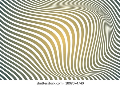 Vector Fondo mínimo abstracto de la luz de gradiente colorido de la línea ondulada de la línea ondulada. Patrón de líneas onduladas coloridas. Bandas de Opart. Ondas modernas, rayas geométricas 
