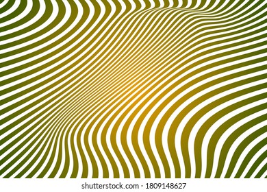 Vector Minimal abstract wavy line colorful gradient light background. Colorful wavy lines pattern. Opart stripes. Modern waves, geometric line stripes 