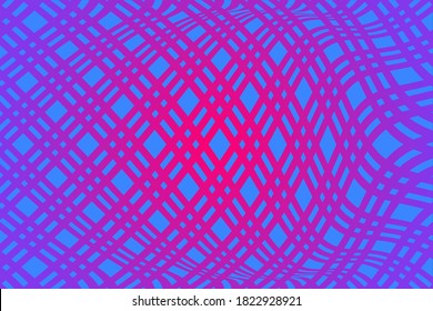 Vector Fondo mínimo abstracto de la luz de gradiente colorido de la línea ondulada de la línea ondulada. Patrón de líneas onduladas coloridas. Bandas de Opart. Ondas modernas, rayas geométricas 