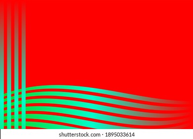 Vector Minimal abstract wavy line colorful gradient dark background. Colorful wavy lines pattern. Opart stripes. Modern waves, geometric line stripes 