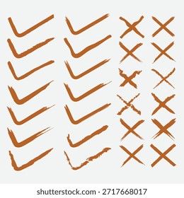 Projeto de pincel de arte mínima vetorial