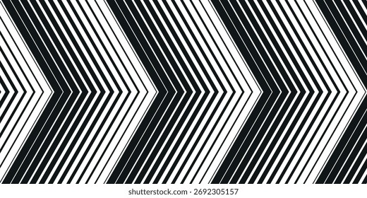 Vector Minimal fondo blanco y negro con la flecha que apunta a la derecha. arte