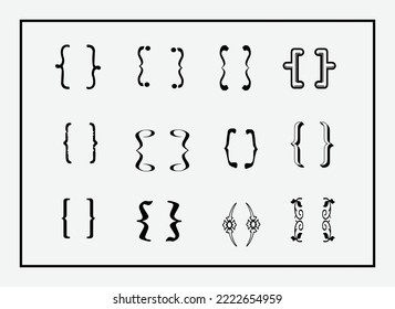 Vector Minimal Bracket Design Set