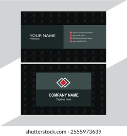 Vector and Minimal Business Card Design