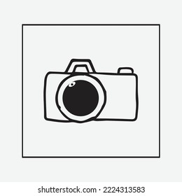 Vector Minimal Camera Icon Design