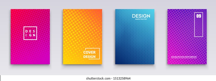 Vector Minimal Covers Design Color Geometric Stock Vector (royalty Free 