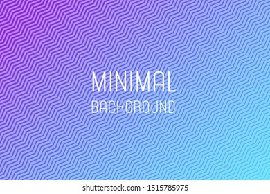 Vector Minimal covers design. Color Geometric zig zag gradients