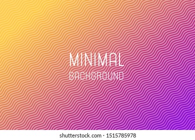 Vector Minimal covers design. Color Geometric zig zag gradients